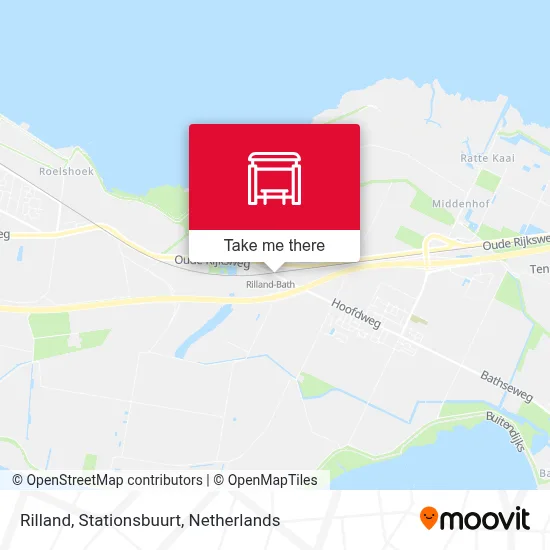 Rilland, Stationsbuurt Karte