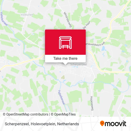 Scherpenzeel, Holevoetplein map