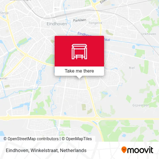 Eindhoven, Winkelstraat map
