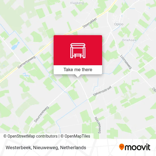 Westerbeek, Nieuweweg Karte