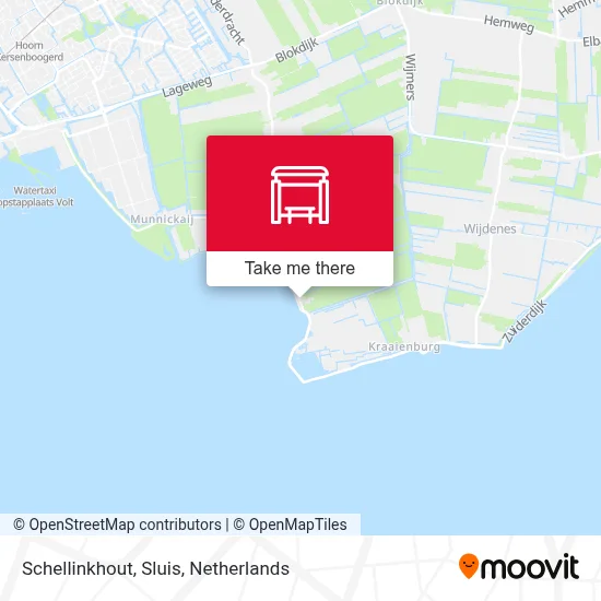 Schellinkhout, Sluis Karte