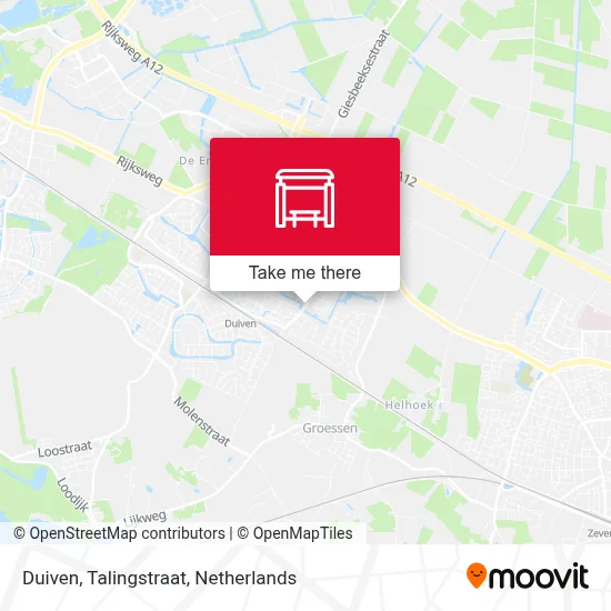 Duiven, Talingstraat map