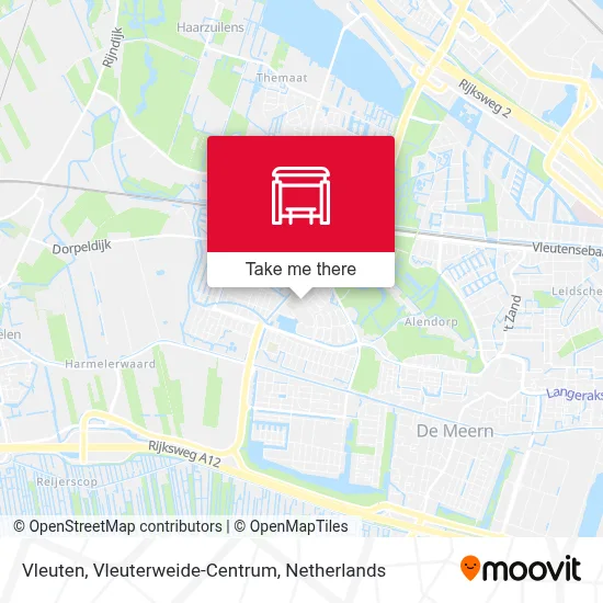 Vleuten, Vleuterweide-Centrum Karte