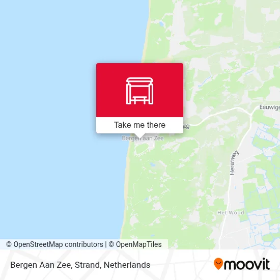 Bergen Aan Zee, Strand map