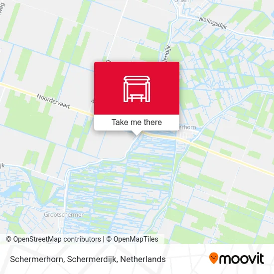 Schermerhorn, Schermerdijk map