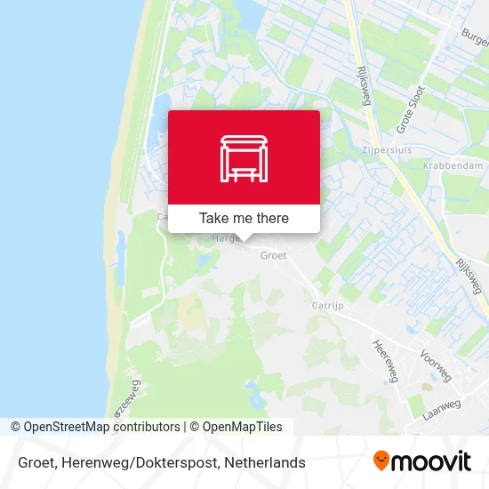 Groet, Herenweg/Dokterspost map