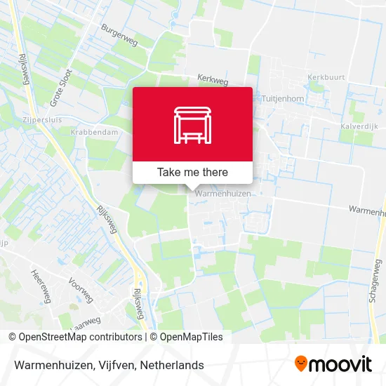 Warmenhuizen, Vijfven map