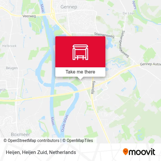 Heijen, Heijen Zuid map