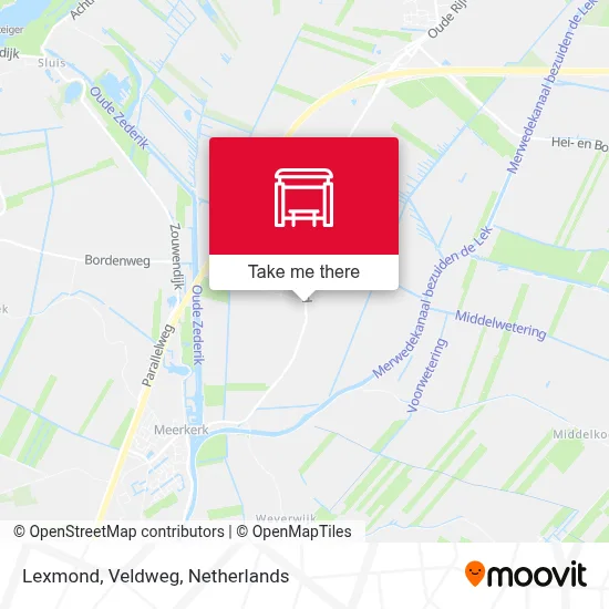 Lexmond, Veldweg map