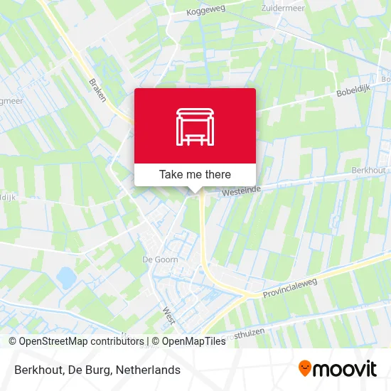 Berkhout, De Burg map