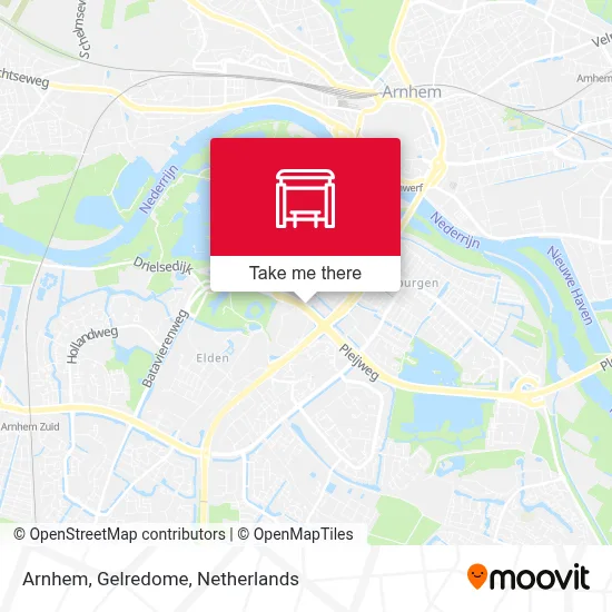 Arnhem, Gelredome map