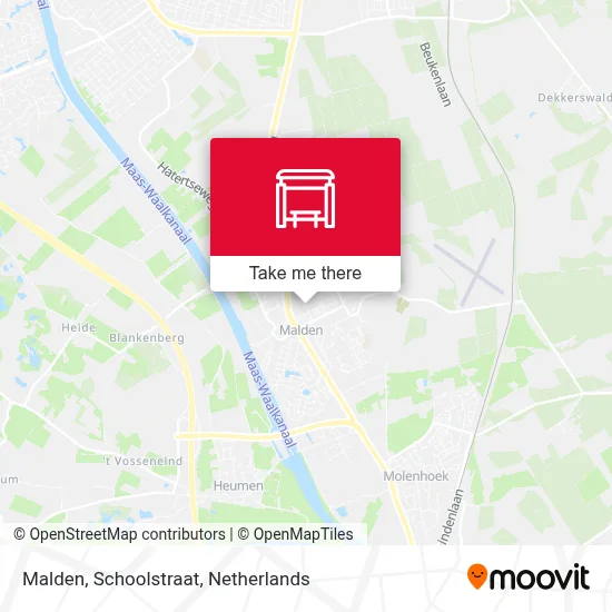 Malden, Schoolstraat map