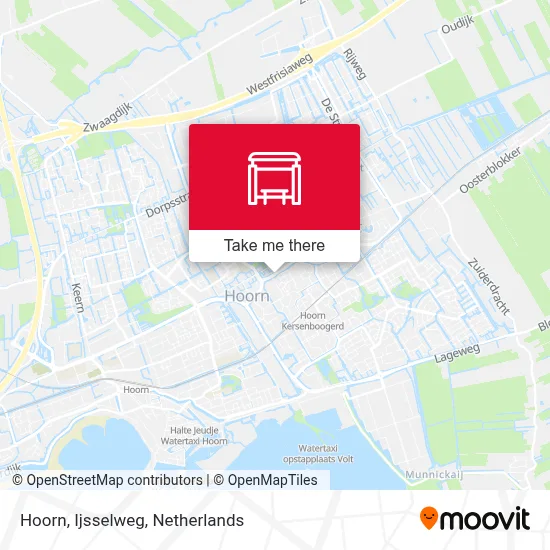 Hoorn, Ijsselweg Karte