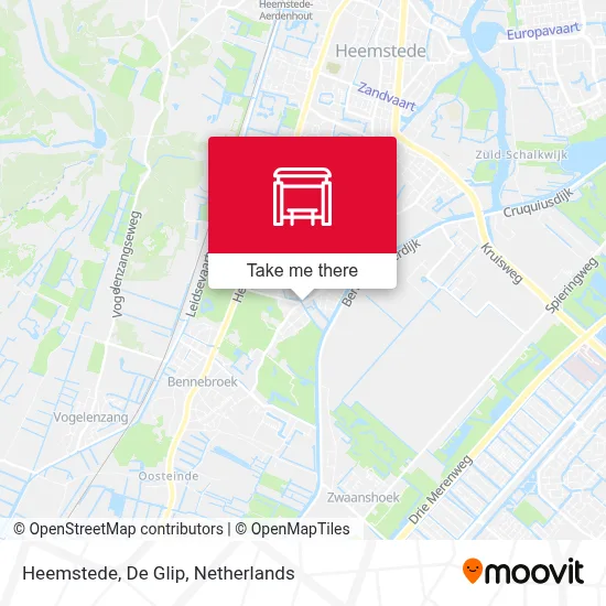 Heemstede, De Glip map