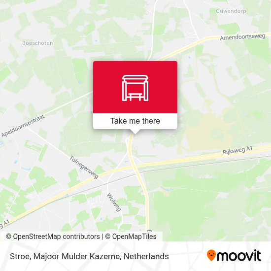 Stroe, Majoor Mulder Kazerne map