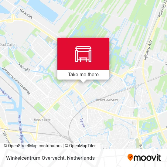 Winkelcentrum Overvecht map