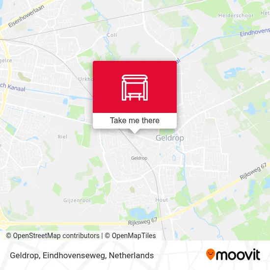 Geldrop, Eindhovenseweg Karte