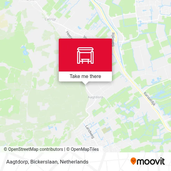 Aagtdorp, Bickerslaan Karte