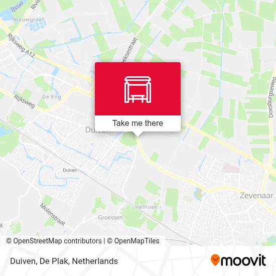Duiven, De Plak map