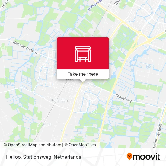 Heiloo, Stationsweg Karte