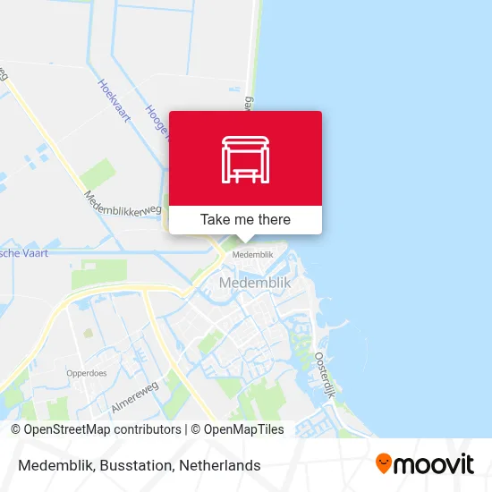 Medemblik, Busstation map