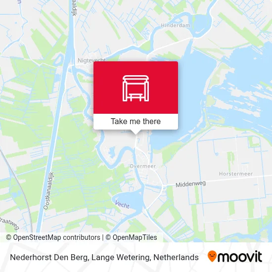 Nederhorst Den Berg, Lange Wetering map