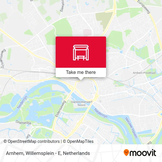 Arnhem, Willemsplein - E map