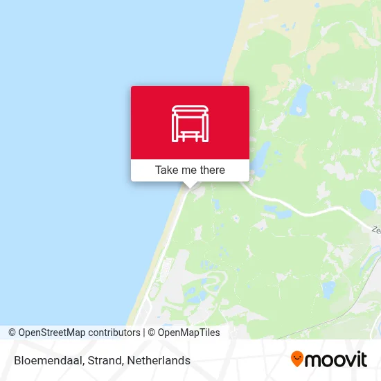 Bloemendaal, Strand Karte
