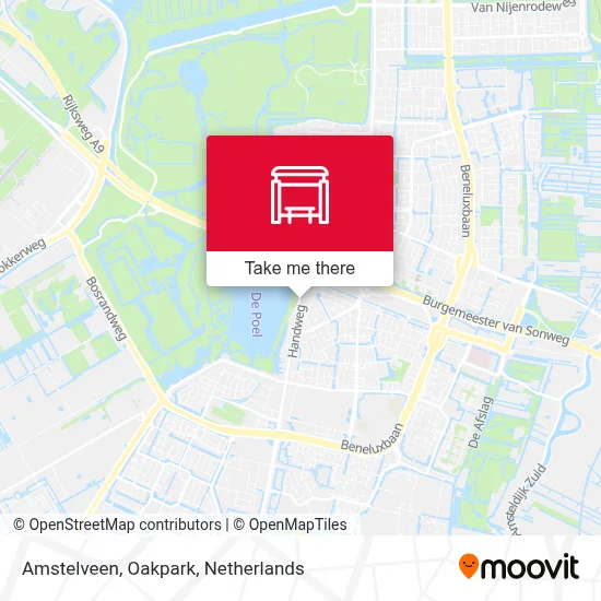 Amstelveen, Oakpark map