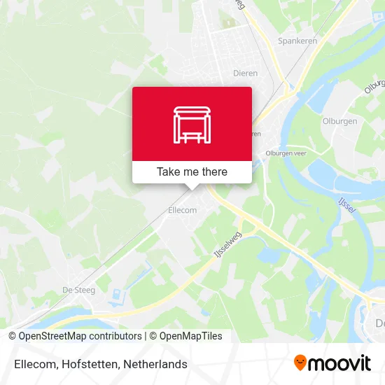 Ellecom, Hofstetten Karte