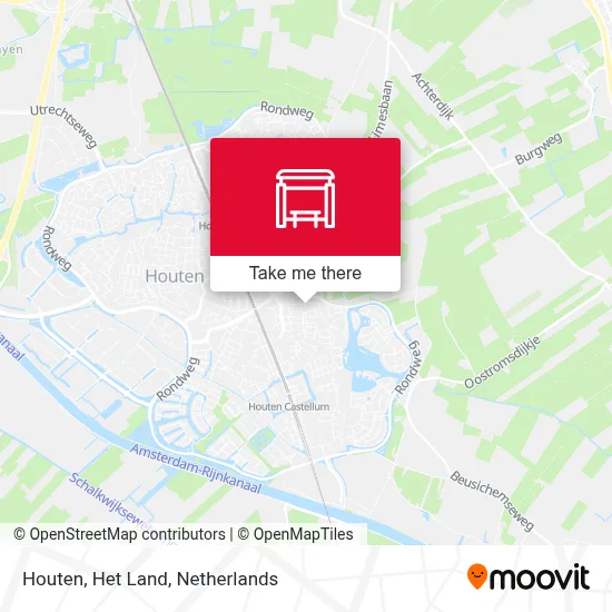 Houten, Het Land map