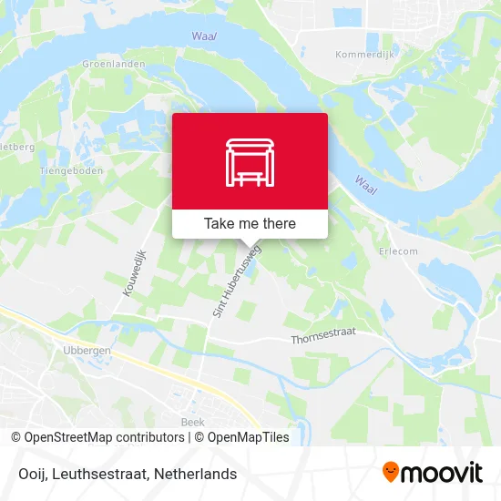 Ooij, Leuthsestraat map