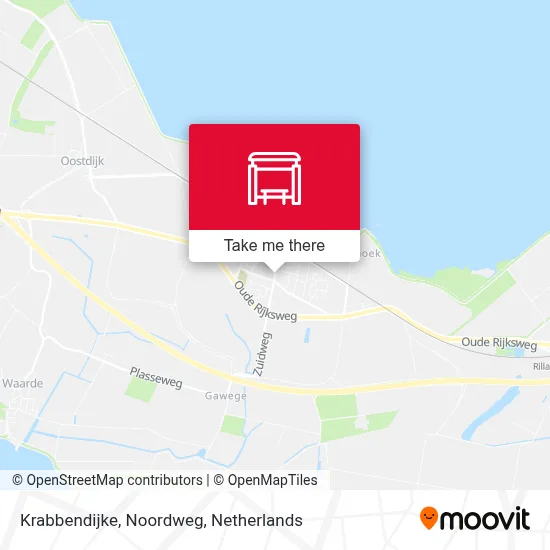 Krabbendijke, Noordweg Karte