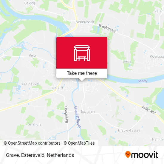 Grave, Estersveld map