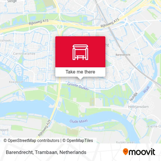 Barendrecht, Trambaan Karte