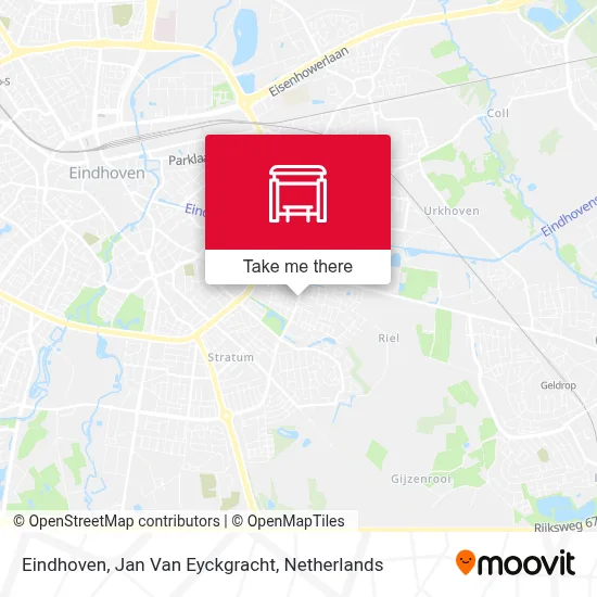 Eindhoven, Jan Van Eyckgracht map