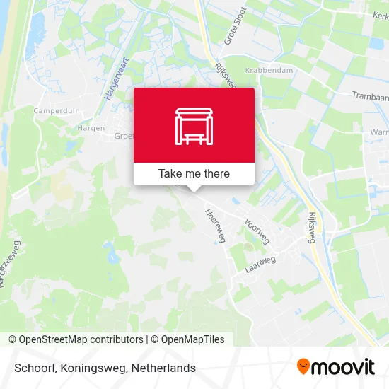 Schoorl, Koningsweg Karte