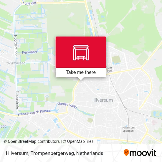 Hilversum, Trompenbergerweg Karte