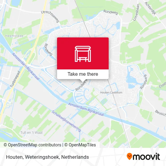 Houten, Weteringshoek Karte