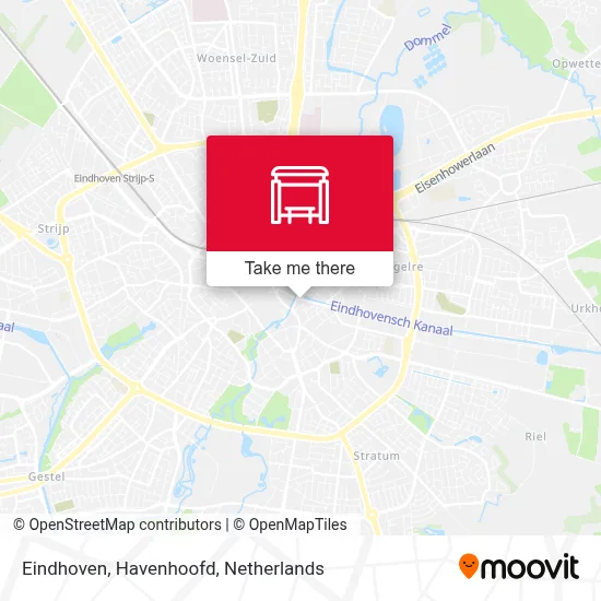 Eindhoven, Havenhoofd Karte