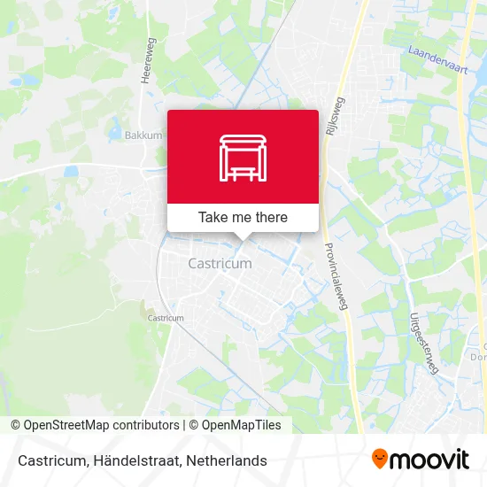 Castricum, Händelstraat map