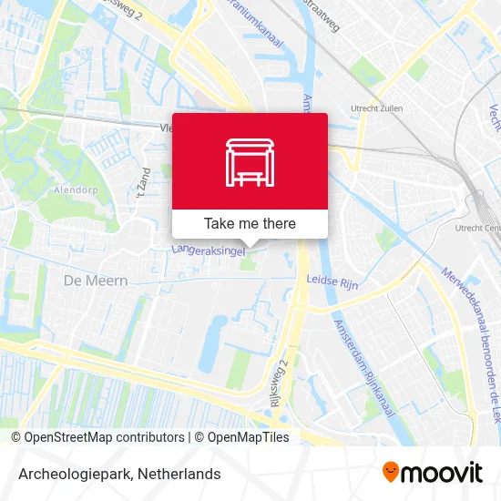 Archeologiepark Karte