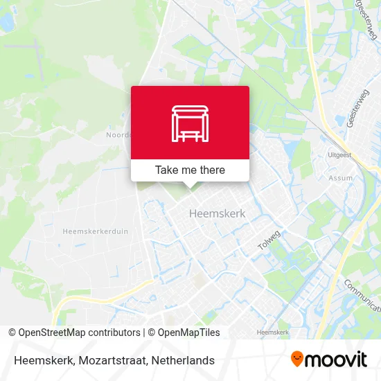 Heemskerk, Mozartstraat map