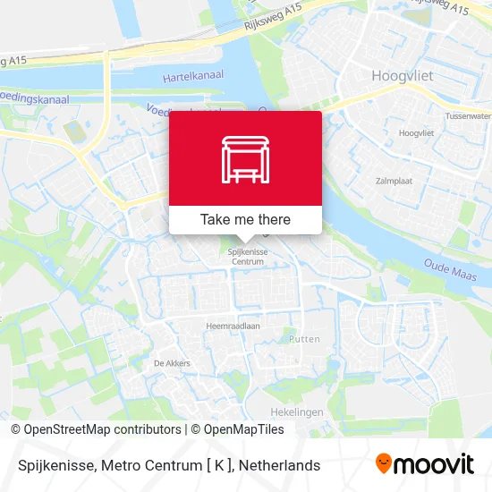 Spijkenisse, Metro Centrum [ K ] Karte