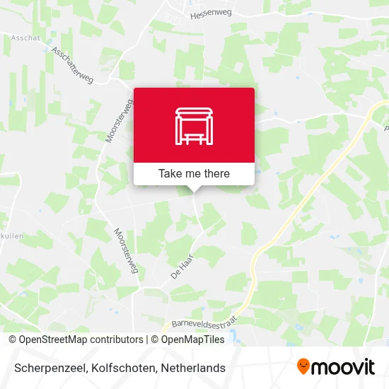 Scherpenzeel, Kolfschoten Karte