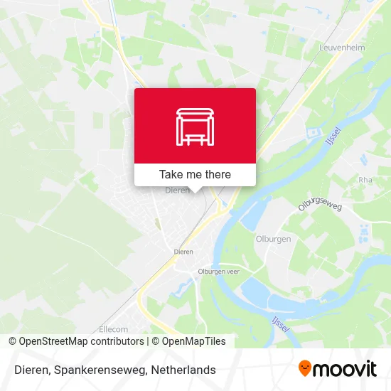 Dieren, Spankerenseweg map
