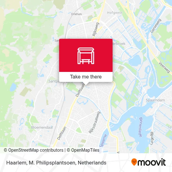 Haarlem, M. Philipsplantsoen Karte