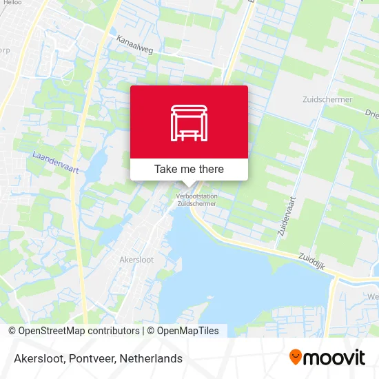 Akersloot, Pontveer map