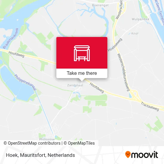 Hoek, Mauritsfort Karte