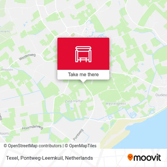 Texel, Pontweg-Leemkuil map